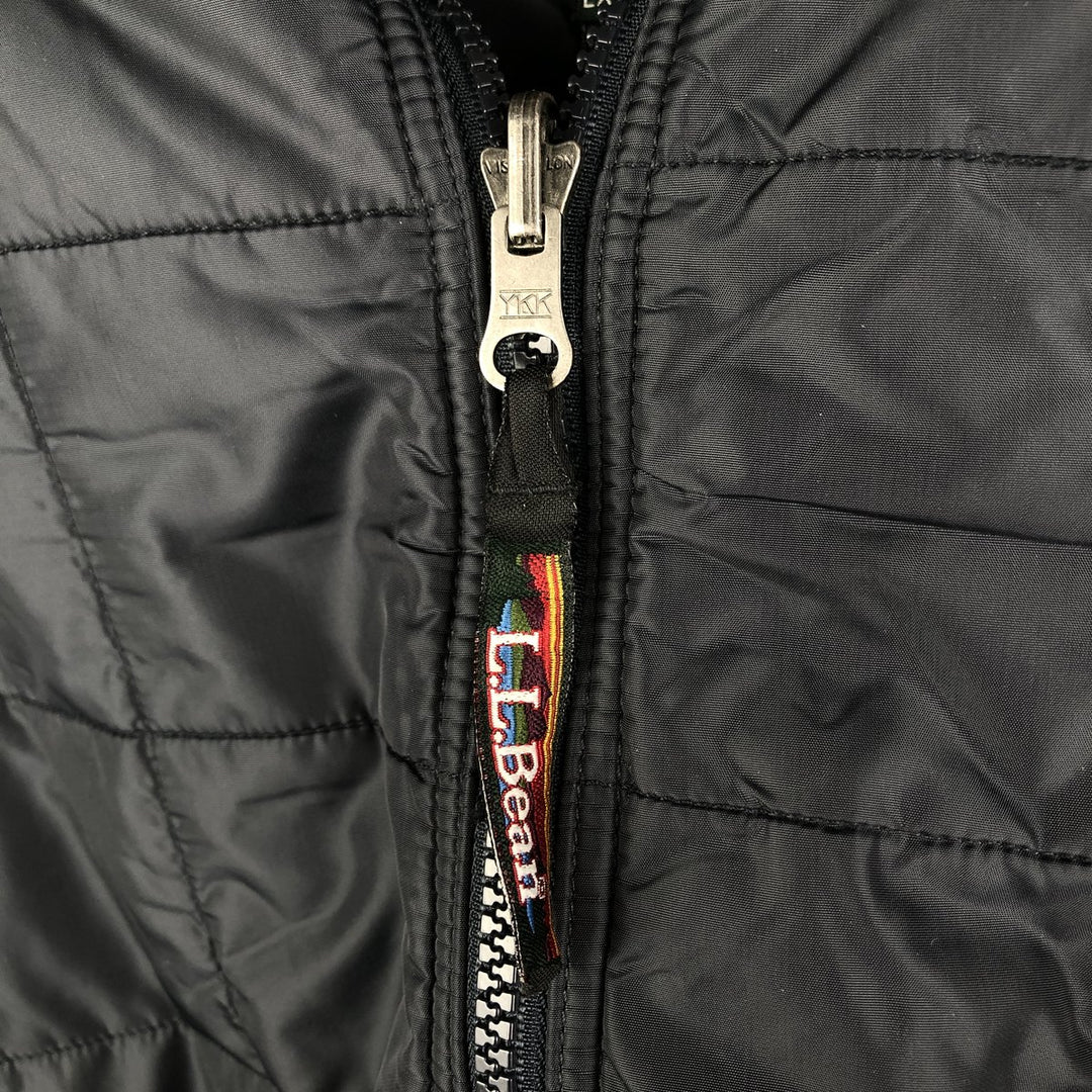 LLBean Men's Padded Mountain Jacket, Shell Jacket, Puffer Jacket, Size XL Nylon Charcoal Vintage Second Hand