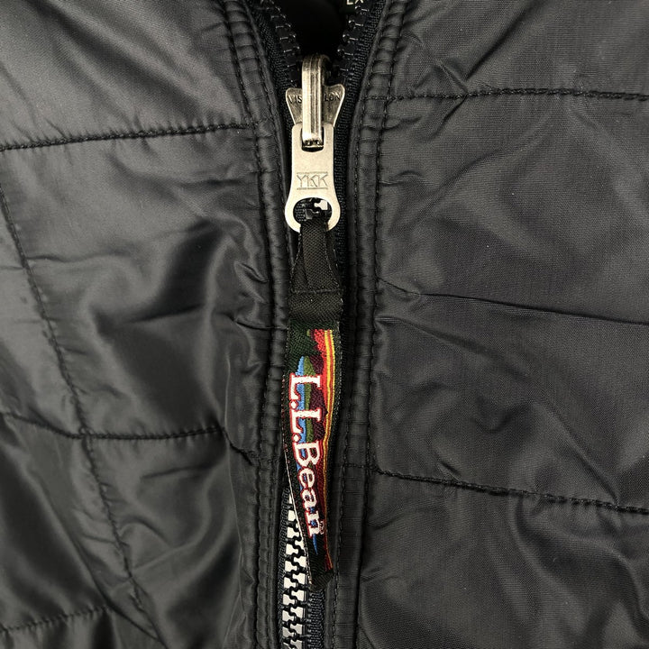 LLBean Men's Padded Mountain Jacket, Shell Jacket, Puffer Jacket, Size XL Nylon Charcoal Vintage Second Hand