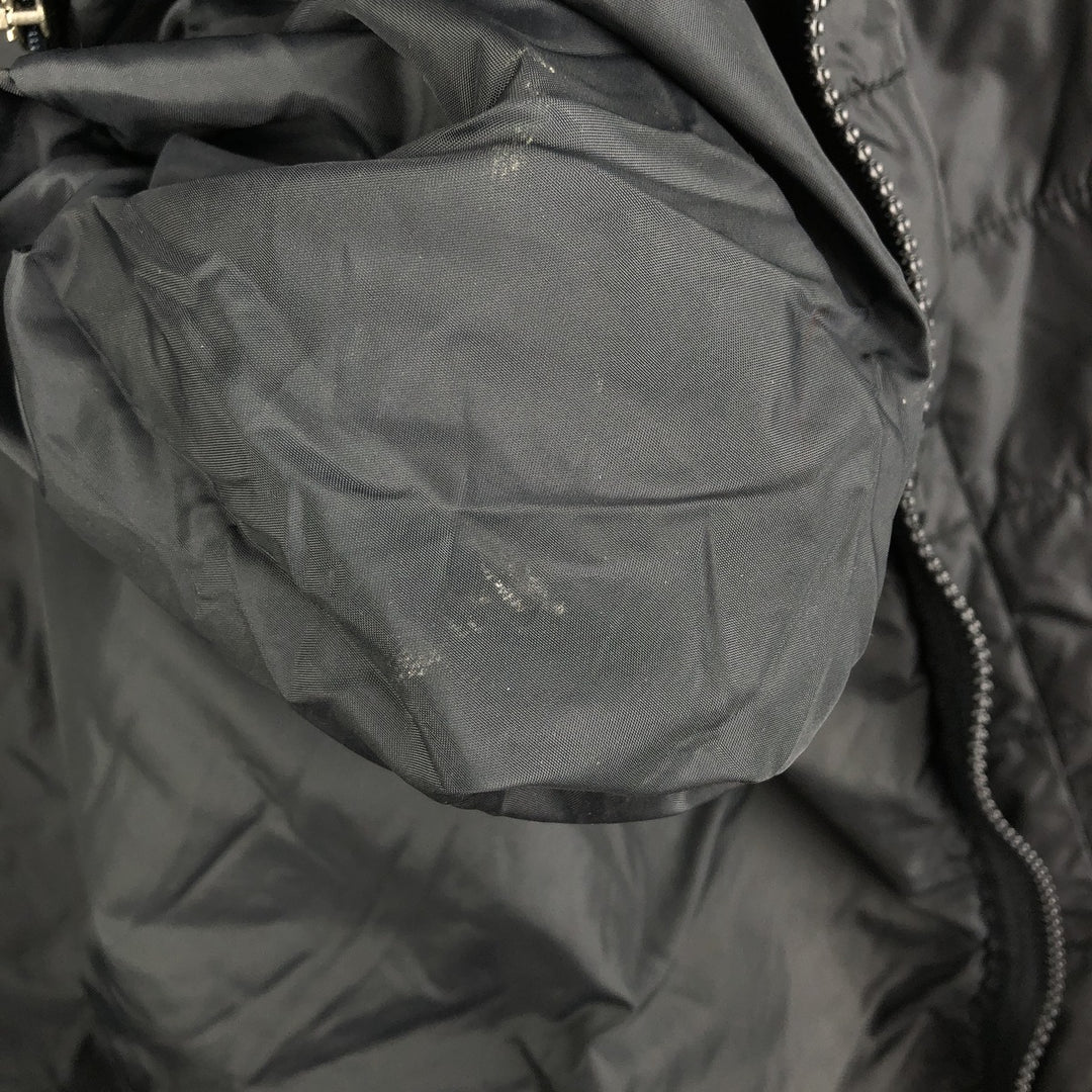 LLBean Men's Padded Mountain Jacket, Shell Jacket, Puffer Jacket, Size XL Nylon Charcoal Vintage Second Hand