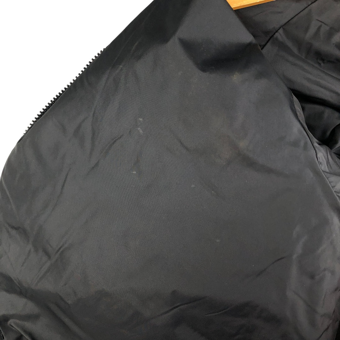 LLBean Men's Padded Mountain Jacket, Shell Jacket, Puffer Jacket, Size XL Nylon Charcoal Vintage Second Hand