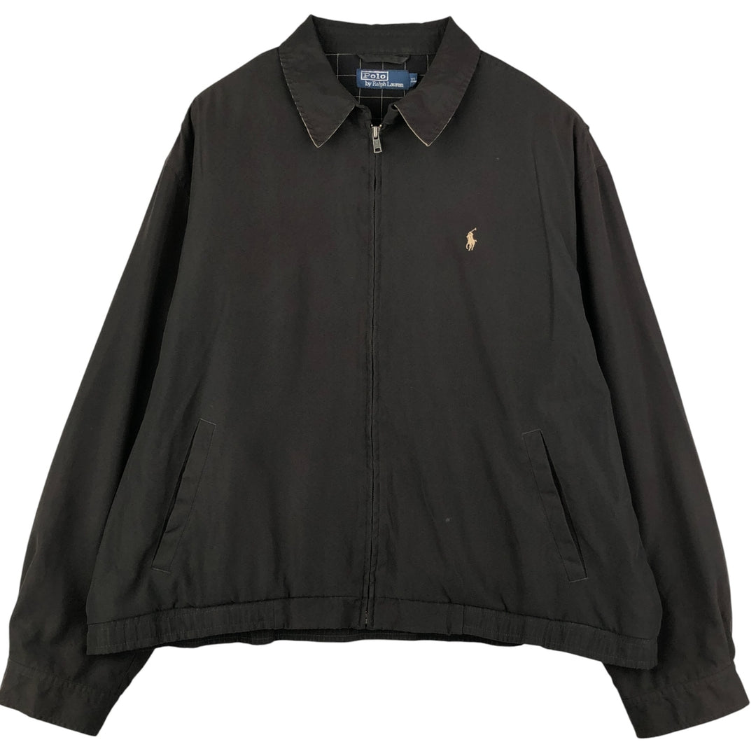 Ralph Lauren POLO by Ralph Lauren Swing Top Sports Jacket Men's XL polyester black type Vintage Second Hand