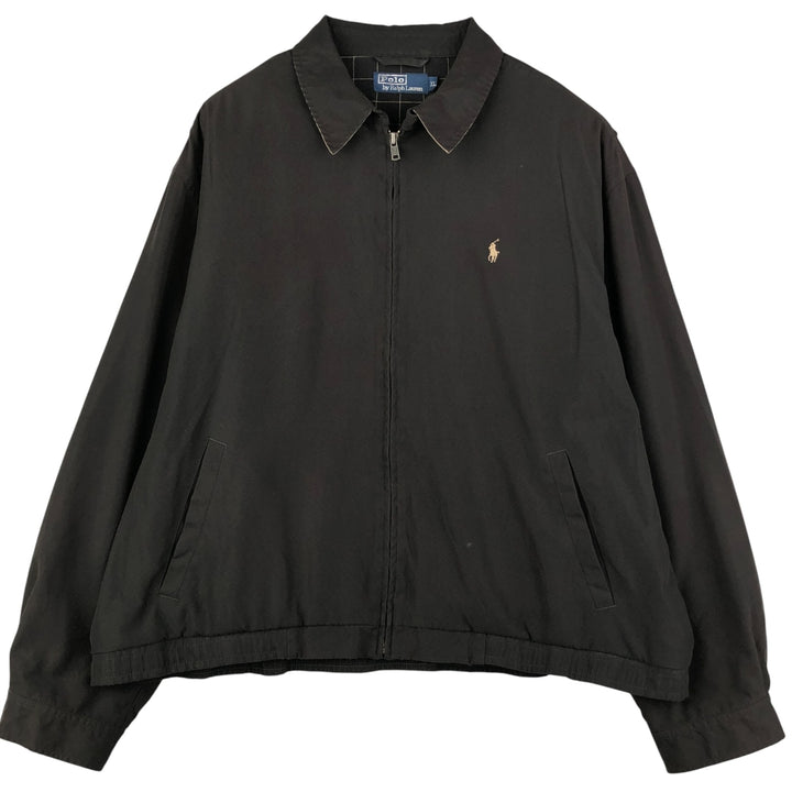 Ralph Lauren POLO by Ralph Lauren Swing Top Sports Jacket Men's XL polyester black type Vintage Second Hand
