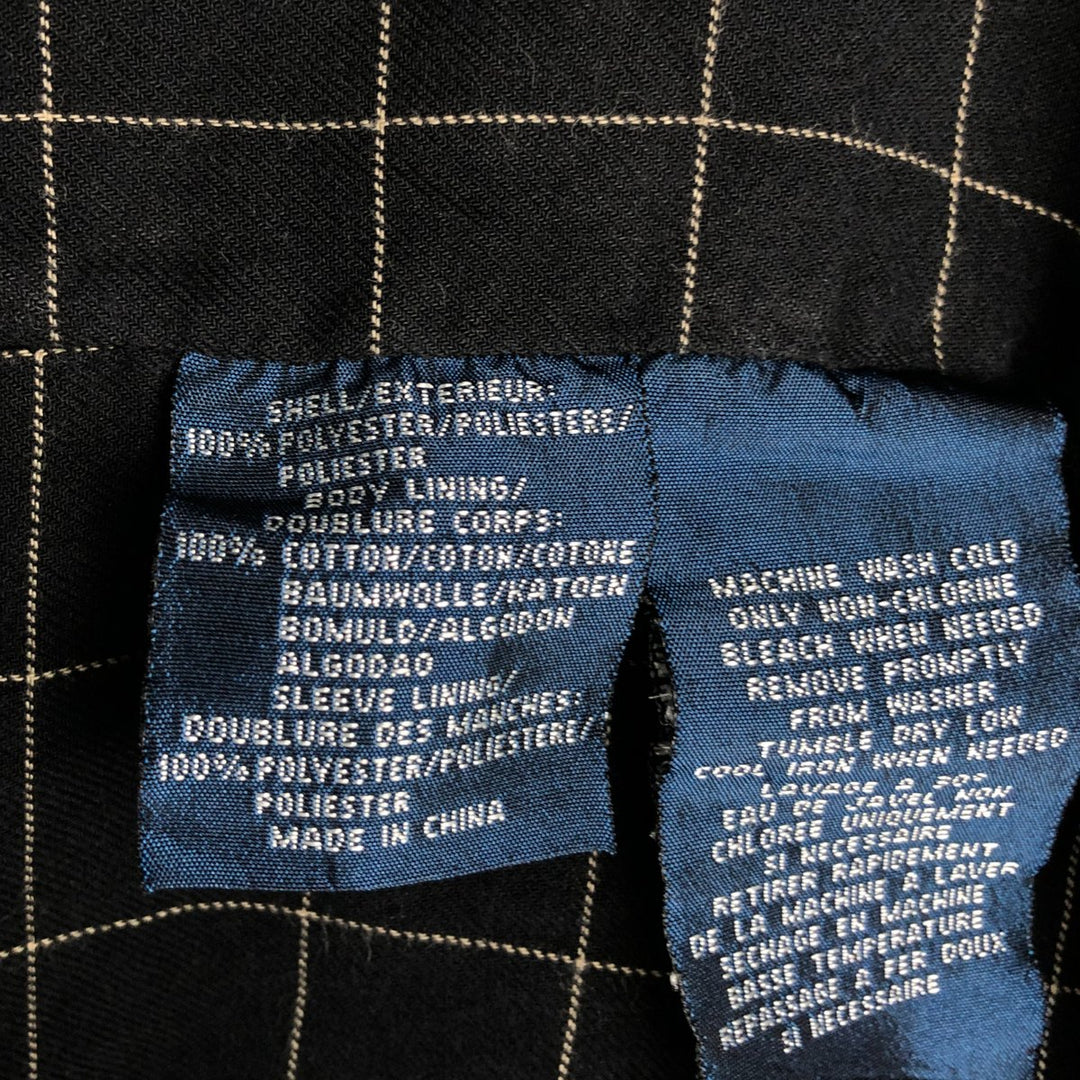 Ralph Lauren POLO by Ralph Lauren Swing Top Sports Jacket Men's XL polyester black type Vintage Second Hand