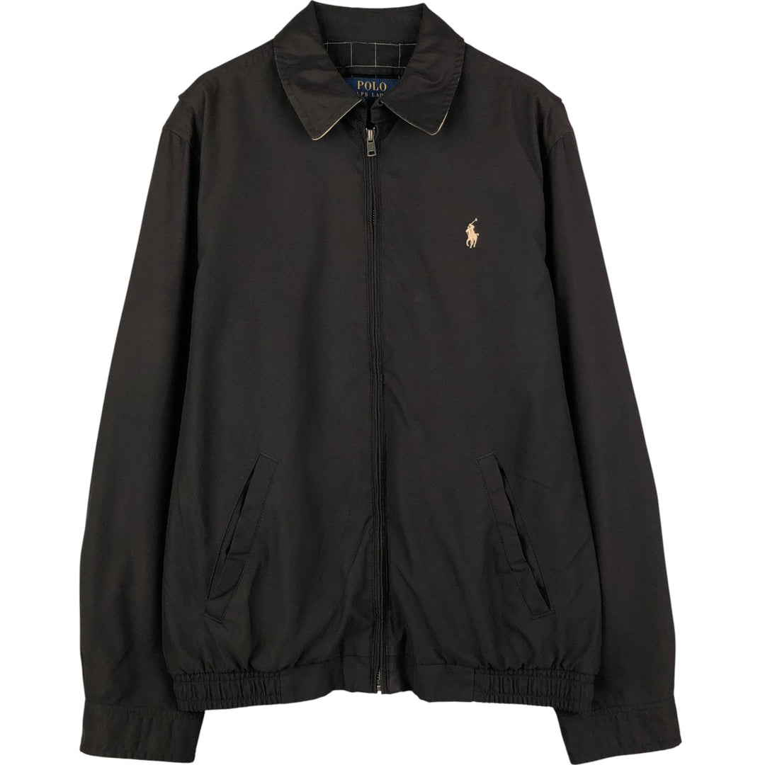 Ralph Lauren POLO RALPH LAUREN Swing Top Sports Jacket Men's S polyester black type Vintage Second Hand