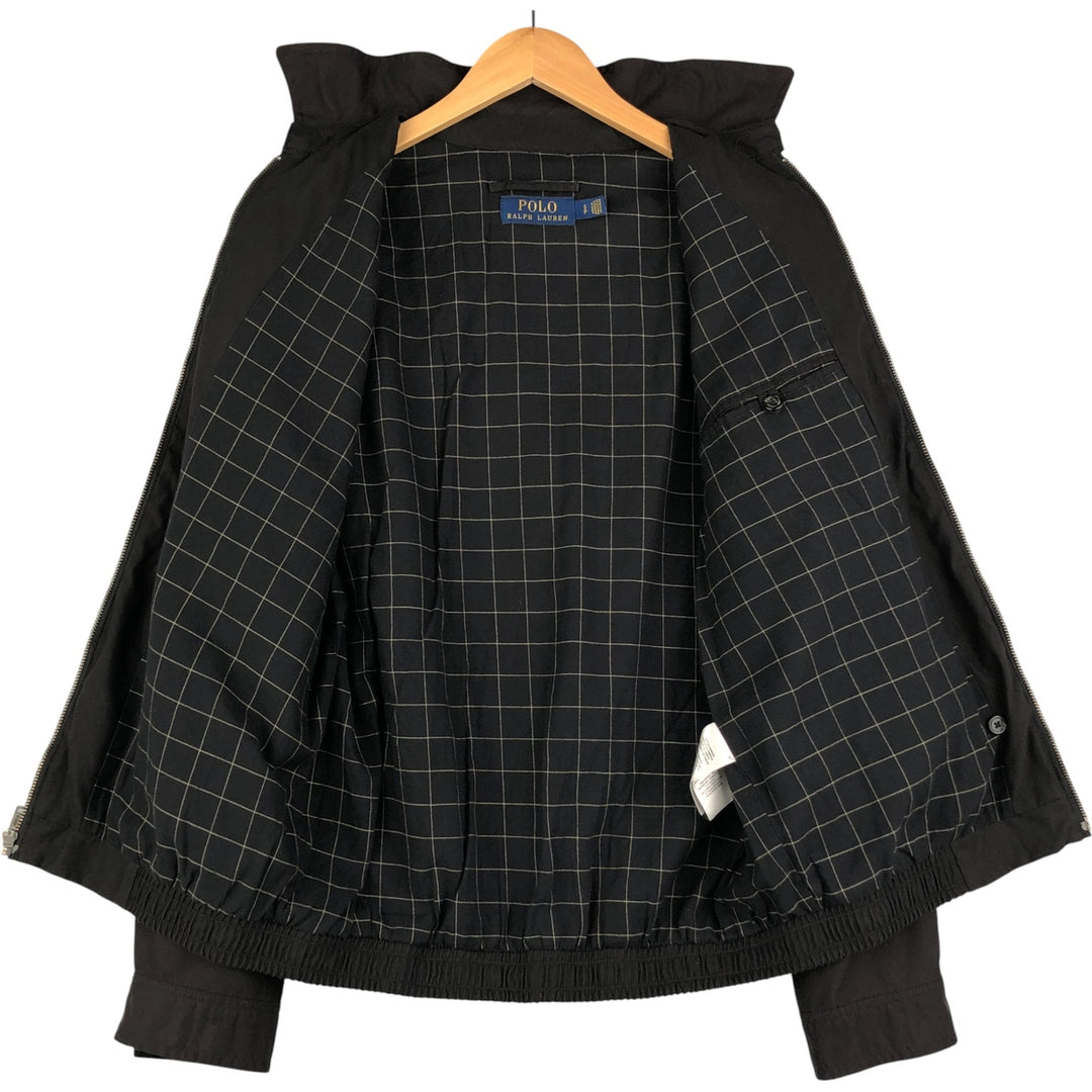 Ralph Lauren POLO RALPH LAUREN Swing Top Sports Jacket Men's S polyester black type Vintage Second Hand