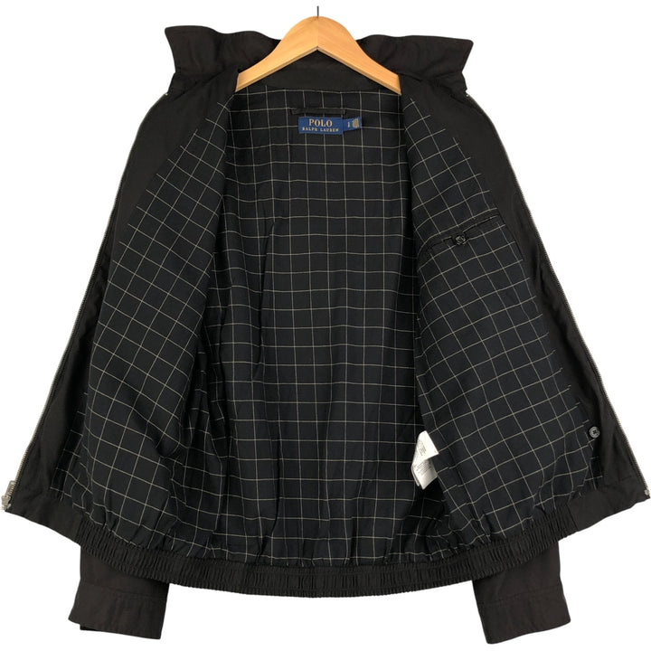 Ralph Lauren POLO RALPH LAUREN Swing Top Sports Jacket Men's S polyester black type Vintage Second Hand