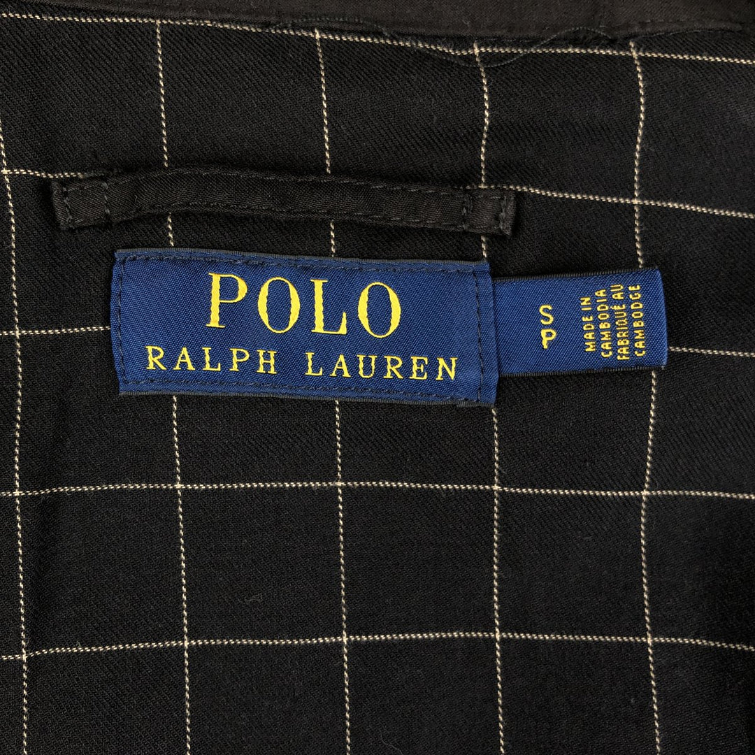 Ralph Lauren POLO RALPH LAUREN Swing Top Sports Jacket Men's S polyester black type Vintage Second Hand