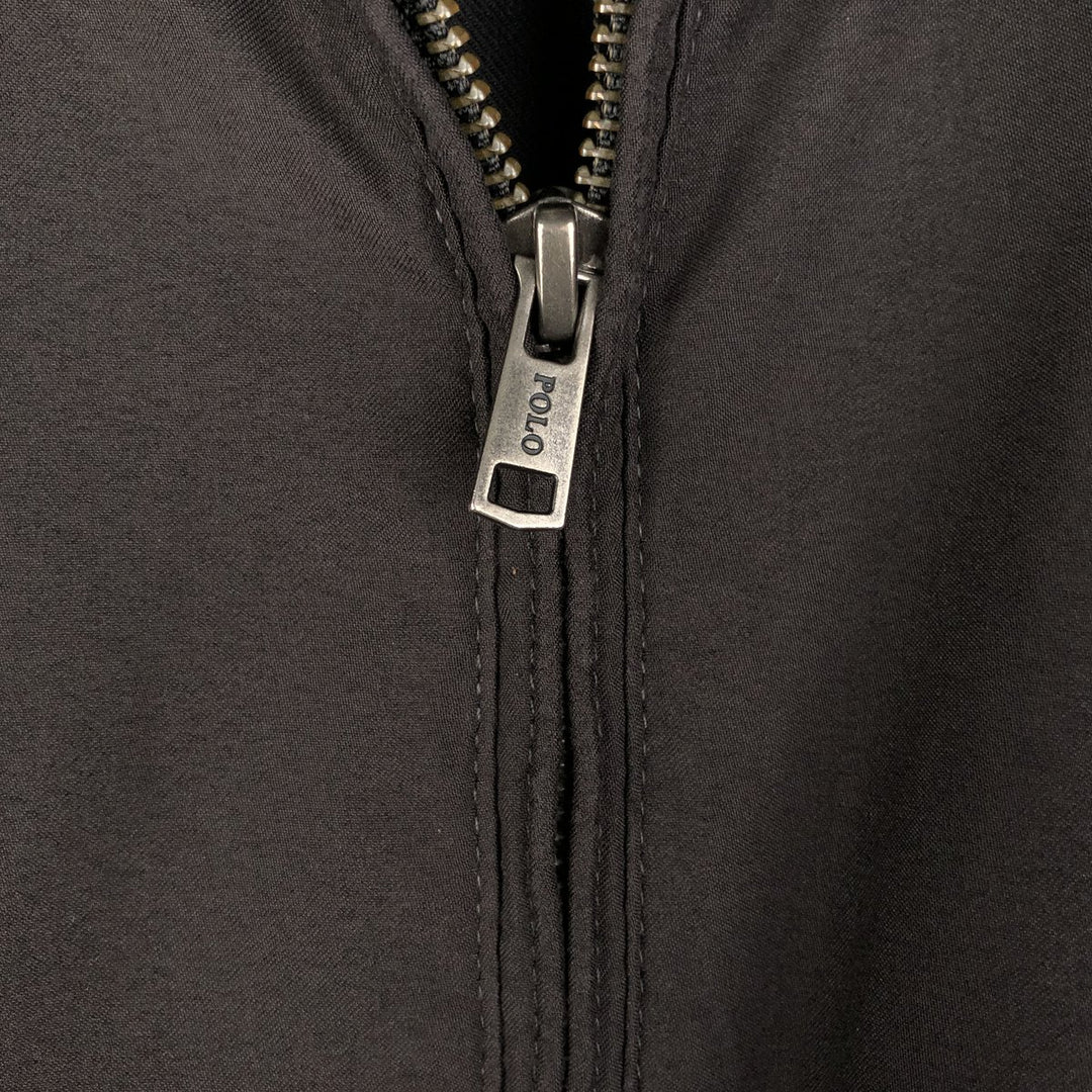 Ralph Lauren POLO RALPH LAUREN Swing Top Sports Jacket Men's S polyester black type Vintage Second Hand