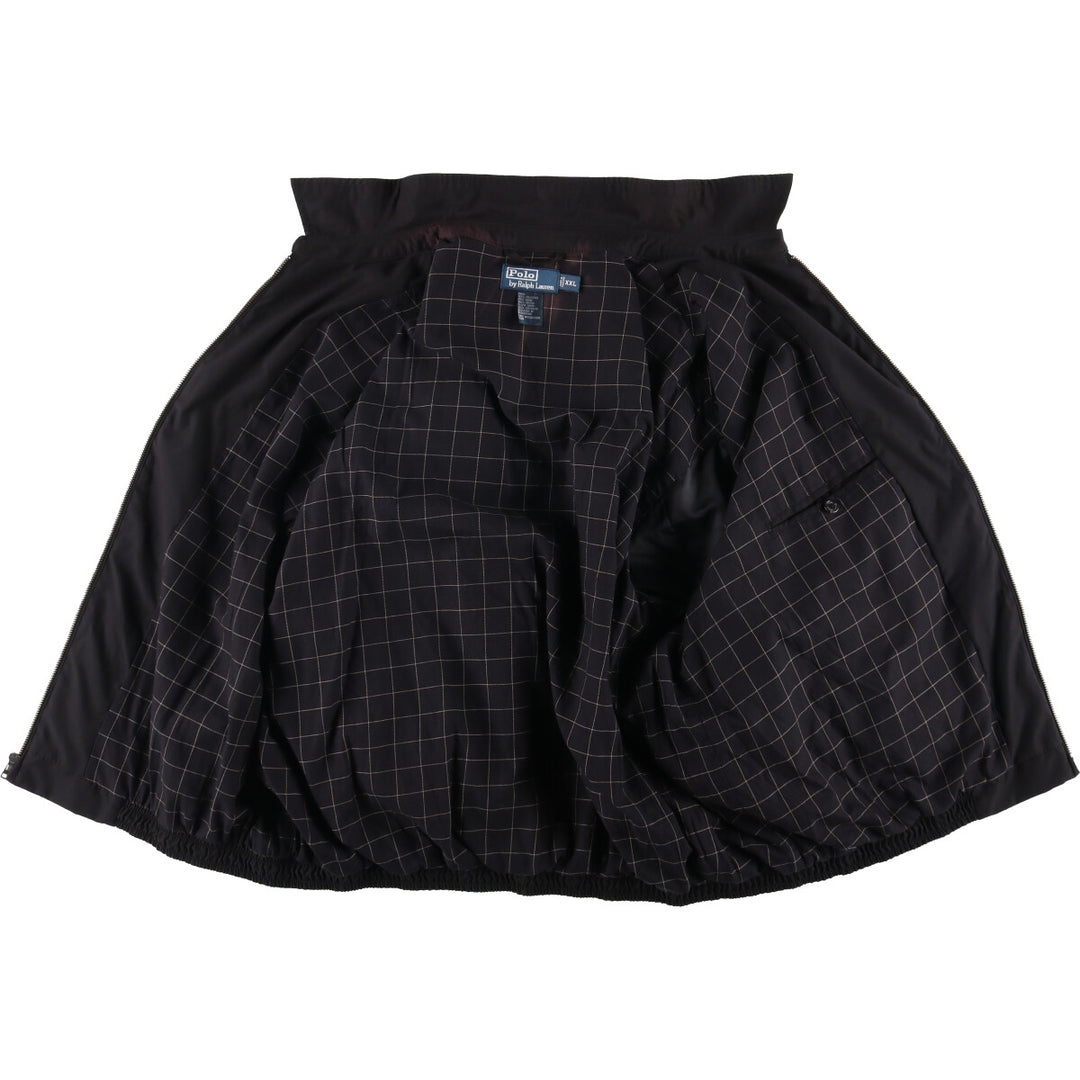 Ralph Lauren POLO by Ralph Lauren Swing Top Sports Jacket Men's XXL polyester black type Vintage Second Hand