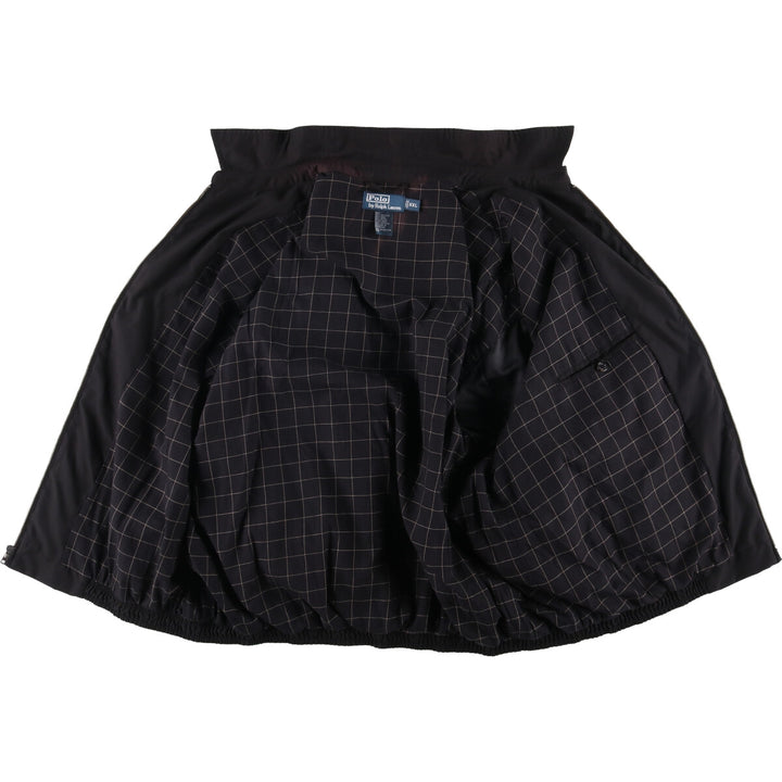 Ralph Lauren POLO by Ralph Lauren Swing Top Sports Jacket Men's XXL polyester black type Vintage Second Hand