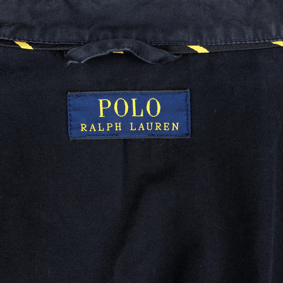 Ralph Lauren POLO RALPH LAUREN Swing Top Sports Jacket Men's XL cotton navy blue type Vintage Second Hand
