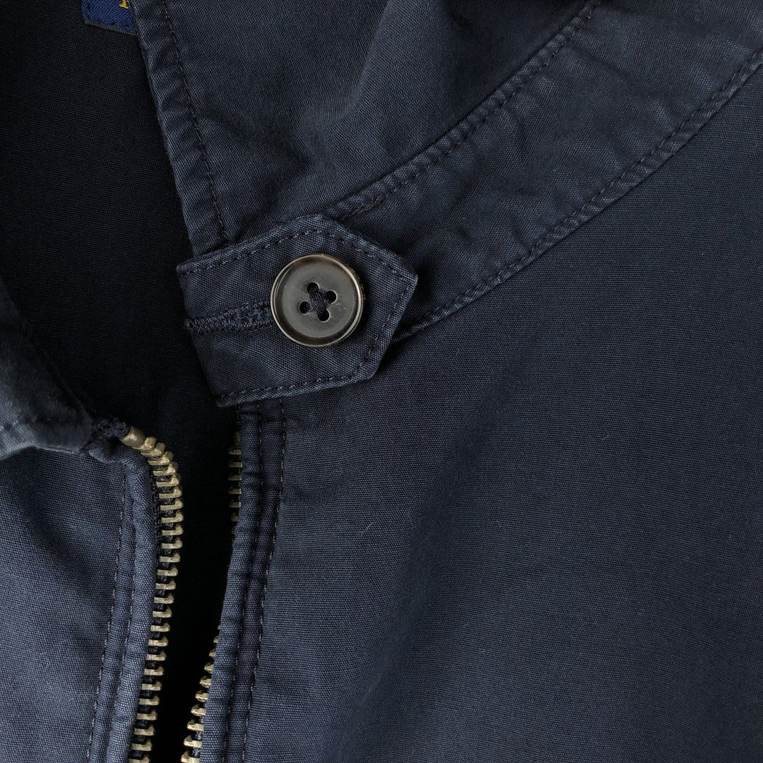 Ralph Lauren POLO RALPH LAUREN Swing Top Sports Jacket Men's XL cotton navy blue type Vintage Second Hand