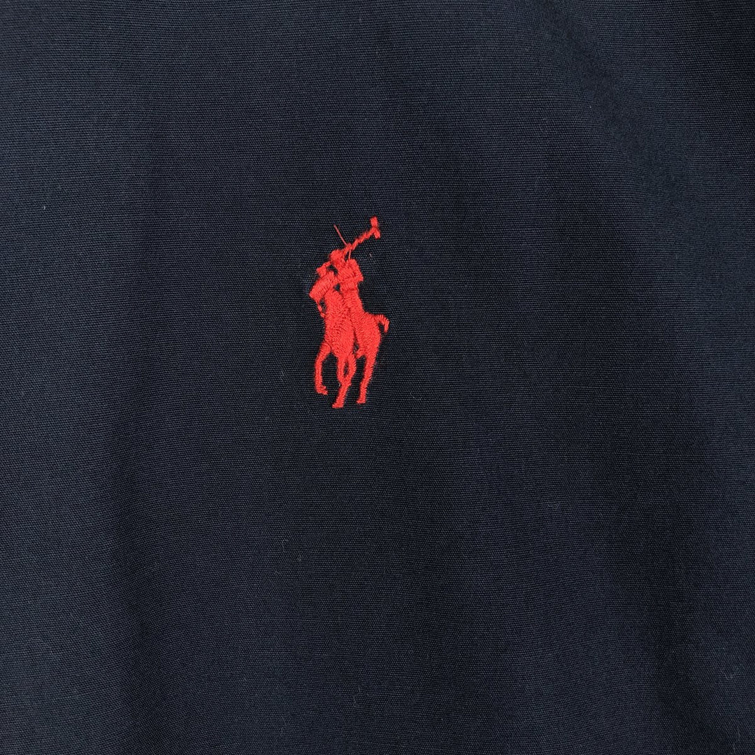 Ralph Lauren POLO RALPH LAUREN Swing Top Sports Jacket Men's XL cotton navy blue type Vintage Second Hand