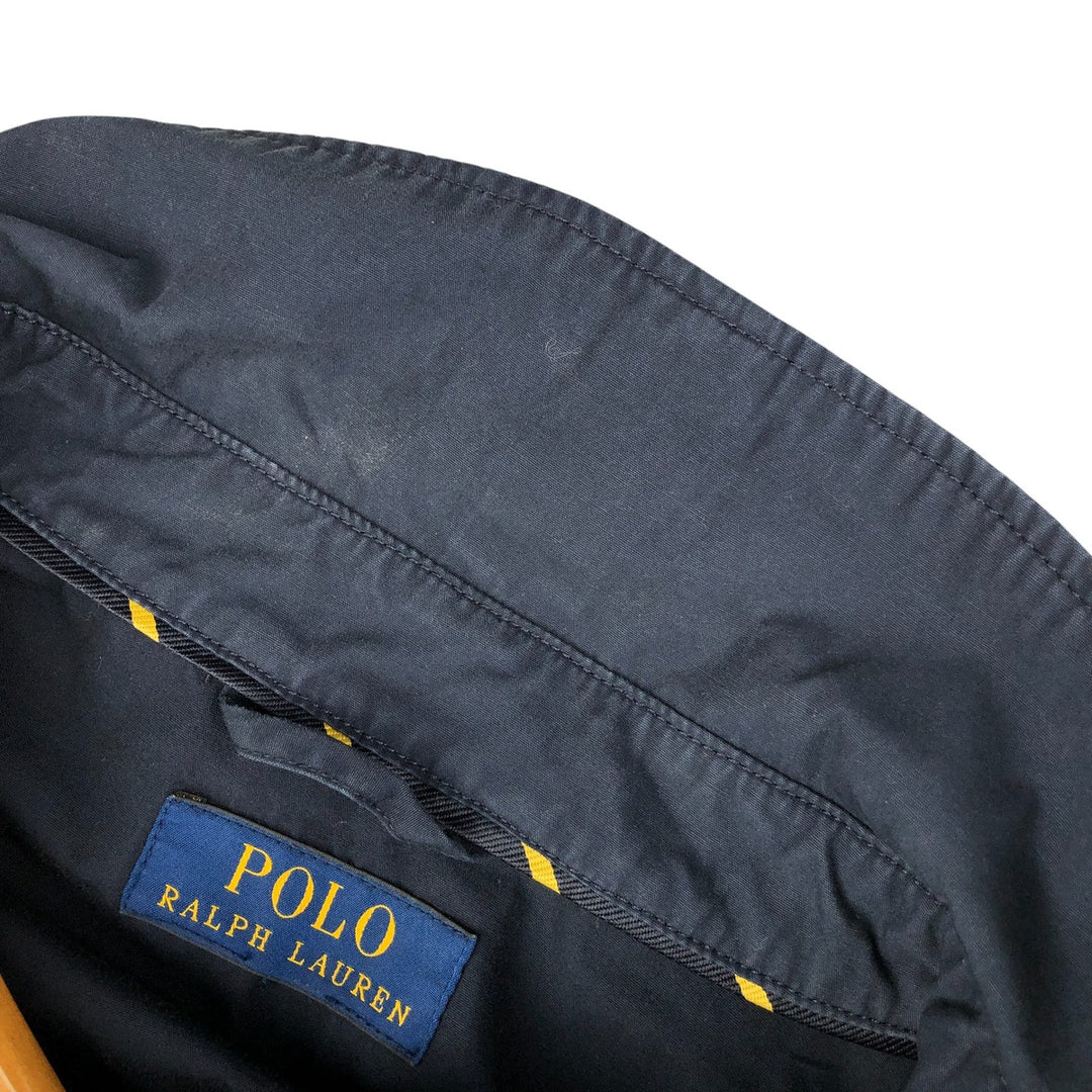 Ralph Lauren POLO RALPH LAUREN Swing Top Sports Jacket Men's XL cotton navy blue type Vintage Second Hand