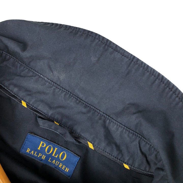 Ralph Lauren POLO RALPH LAUREN Swing Top Sports Jacket Men's XL cotton navy blue type Vintage Second Hand