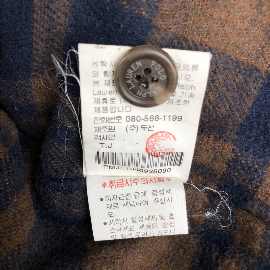 Ralph Lauren POLO by Ralph Lauren Corduroy Swing Top Sports Jacket Men's L size cotton brown type Vintage Second Hand