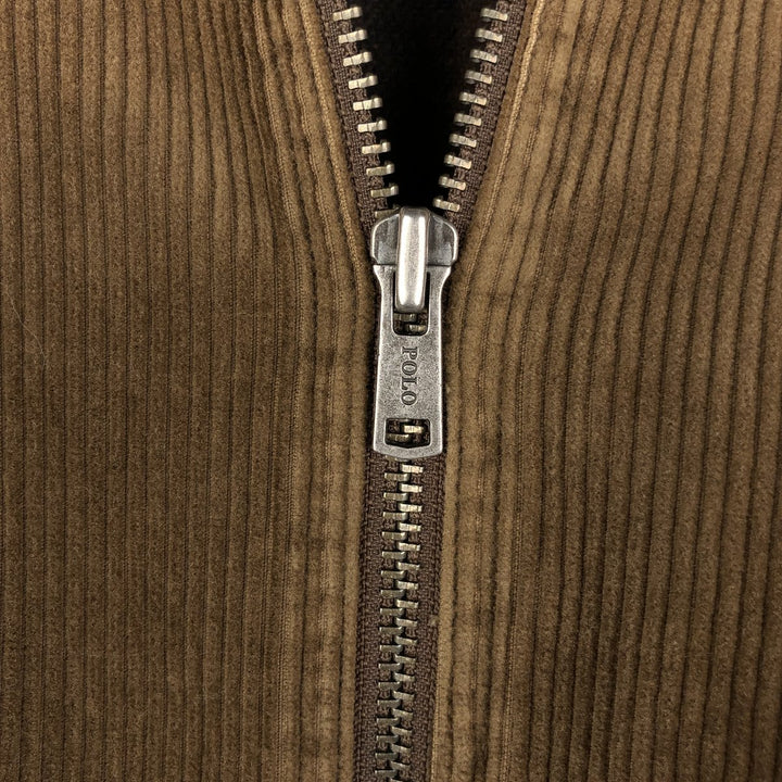 Ralph Lauren POLO by Ralph Lauren Corduroy Swing Top Sports Jacket Men's L size cotton brown type Vintage Second Hand