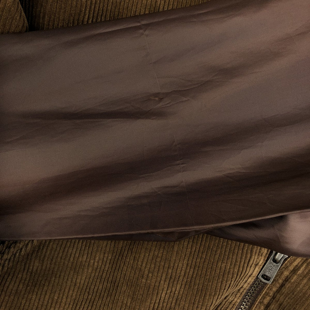 Ralph Lauren POLO by Ralph Lauren Corduroy Swing Top Sports Jacket Men's L size cotton brown type Vintage Second Hand