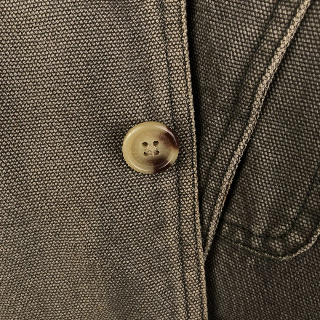 90'S Orvis Vintage Hunting Jacket, Men's Size XL cotton Khaki type Vintage Second Hand