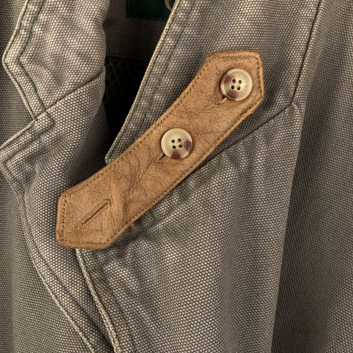 90'S Orvis Vintage Hunting Jacket, Men's Size XL cotton Khaki type Vintage Second Hand