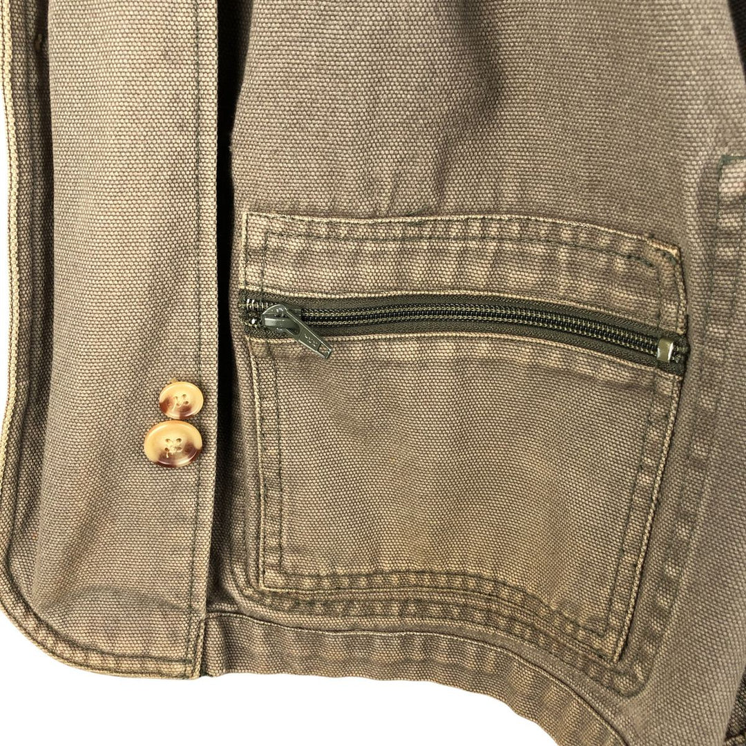 90'S Orvis Vintage Hunting Jacket, Men's Size XL cotton Khaki type Vintage Second Hand