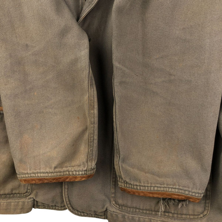 90'S Orvis Vintage Hunting Jacket, Men's Size XL cotton Khaki type Vintage Second Hand