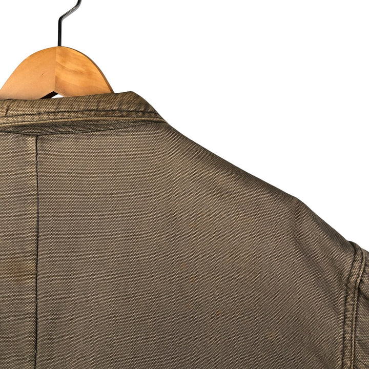 90'S Orvis Vintage Hunting Jacket, Men's Size XL cotton Khaki type Vintage Second Hand