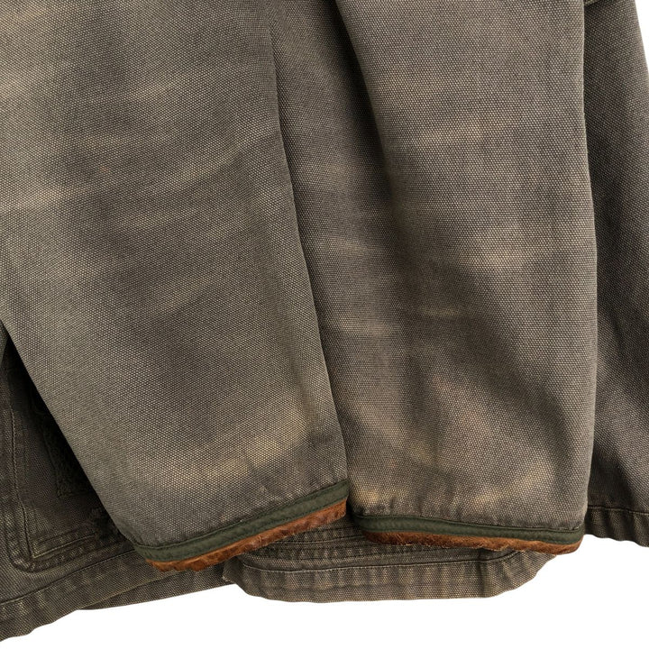 90'S Orvis Vintage Hunting Jacket, Men's Size XL cotton Khaki type Vintage Second Hand