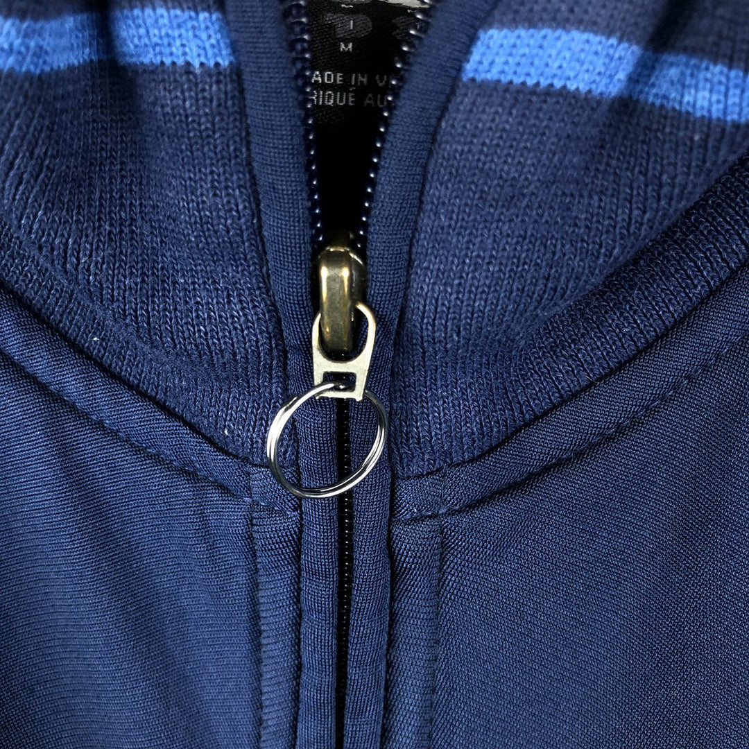 00'S adidas jersey track jacket, men's size M polyester navy blue type Vintage Second Hand