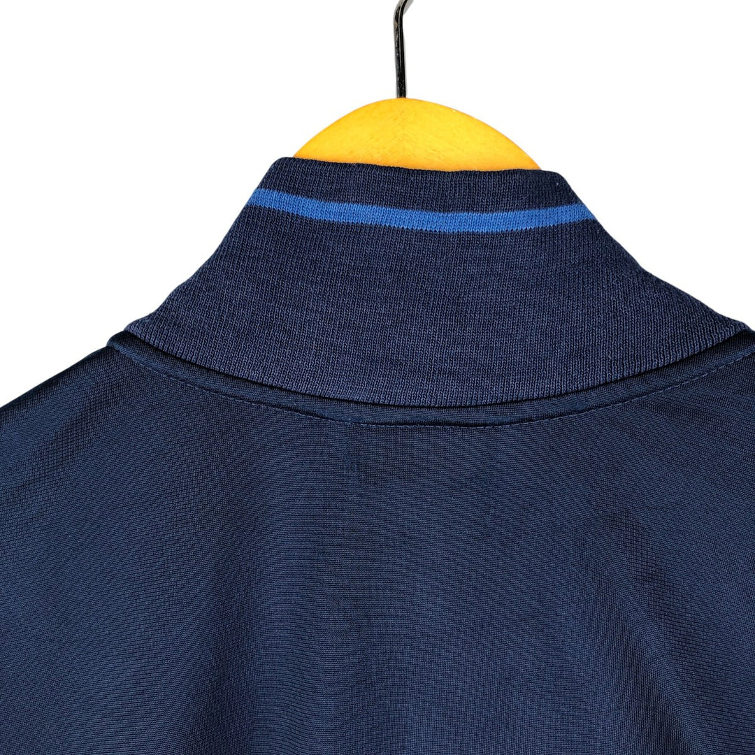 00'S adidas jersey track jacket, men's size M polyester navy blue type Vintage Second Hand
