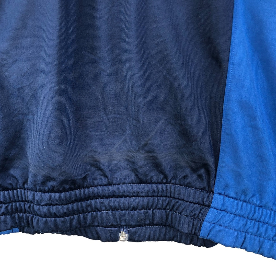 00'S adidas jersey track jacket, men's size M polyester navy blue type Vintage Second Hand