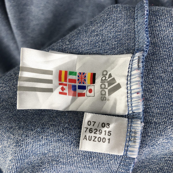 00'S adidas jersey track jacket, men's size L polyester black type Vintage Second Hand