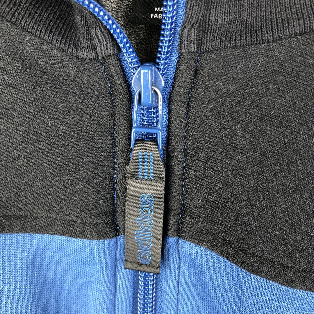 00'S adidas jersey track jacket, men's size L polyester black type Vintage Second Hand