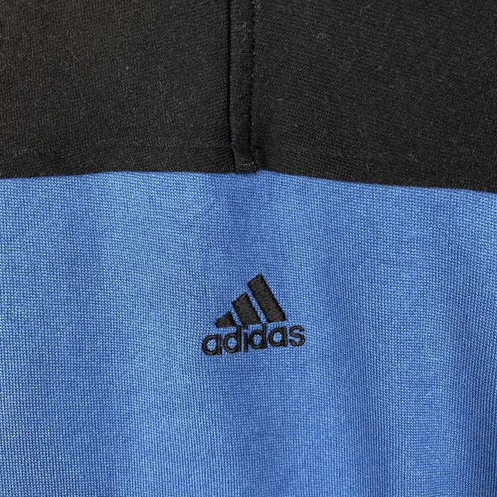 00'S adidas jersey track jacket, men's size L polyester black type Vintage Second Hand