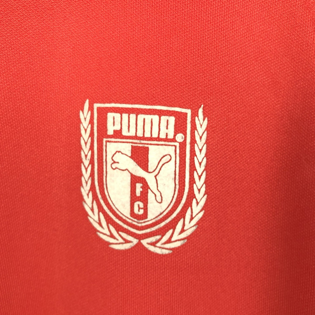 90s-00'S Vintage Puma Track Jacket, Men's Size Medium unclear red type Vintage Second Hand