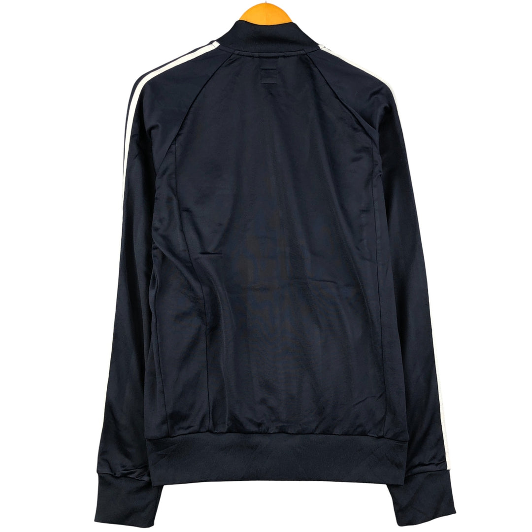 00'S adidas Originals Jersey Track Jacket Men's M Nylon navy blue type Vintage Second Hand