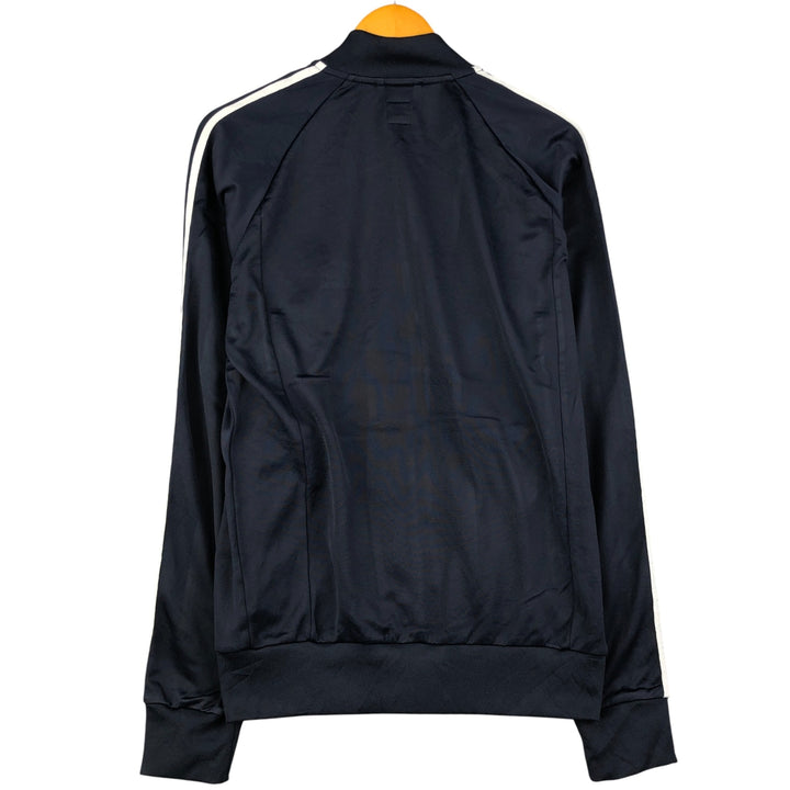 00'S adidas Originals Jersey Track Jacket Men's M Nylon navy blue type Vintage Second Hand