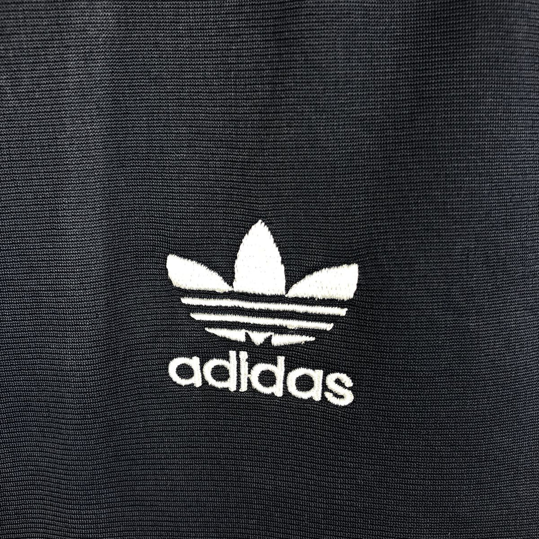 00'S adidas Originals Jersey Track Jacket Men's M Nylon navy blue type Vintage Second Hand