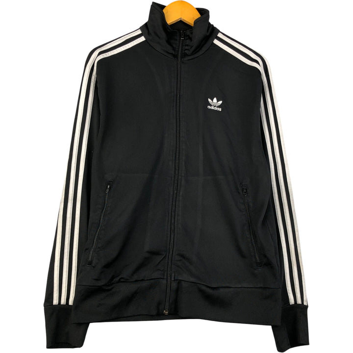 Adidas Originals Jersey Track Jacket Men's M polyester black type Vintage Second Hand