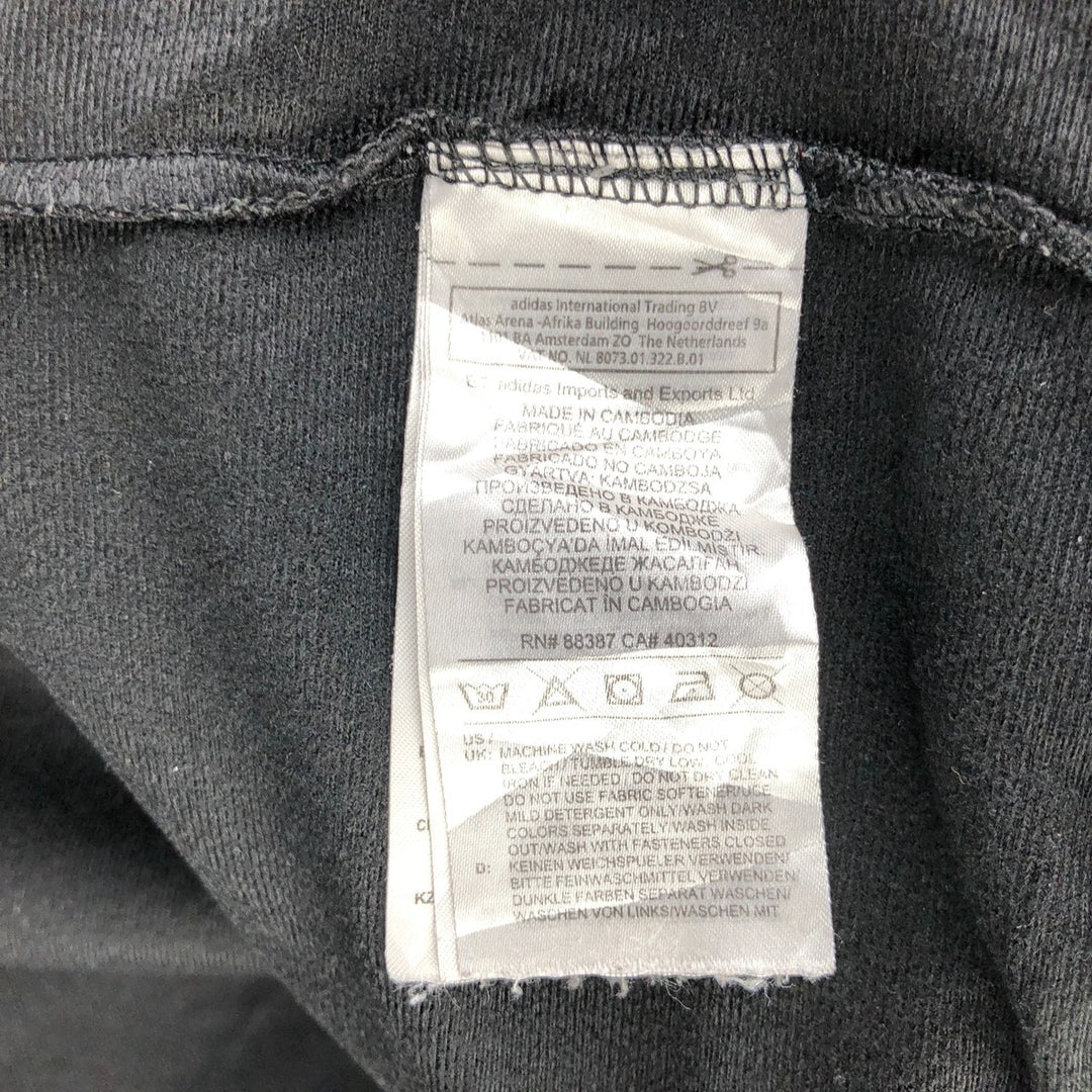 Adidas Originals Jersey Track Jacket Men's M polyester black type Vintage Second Hand