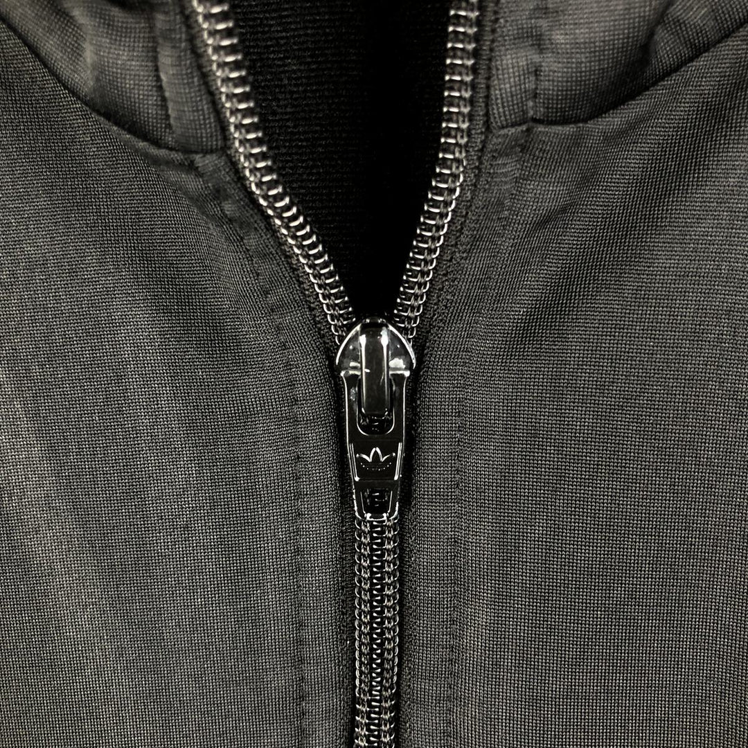 Adidas Originals Jersey Track Jacket Men's M polyester black type Vintage Second Hand