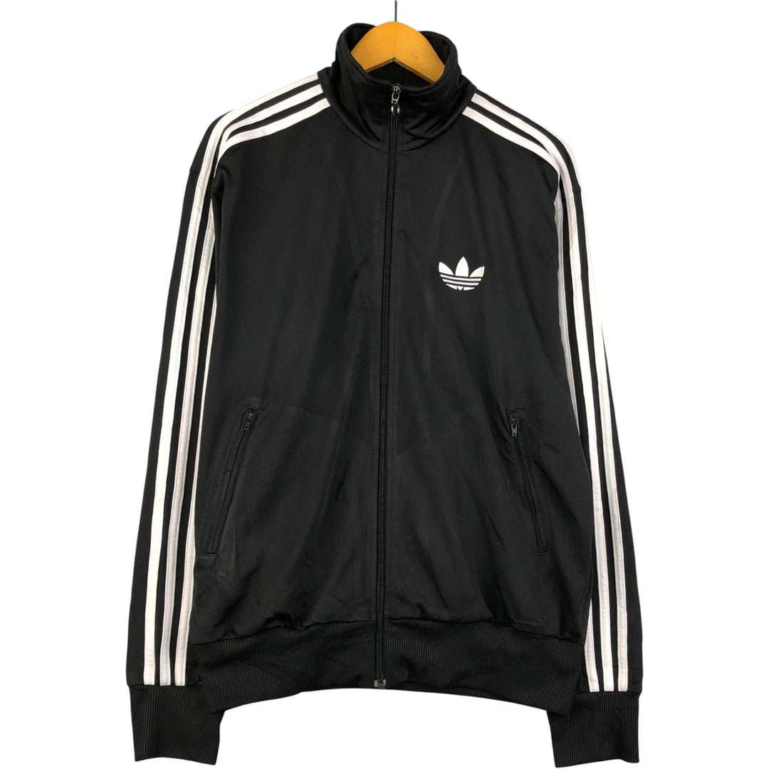 Adidas Originals Jersey Track Jacket Men's M polyester black type Vintage Second Hand