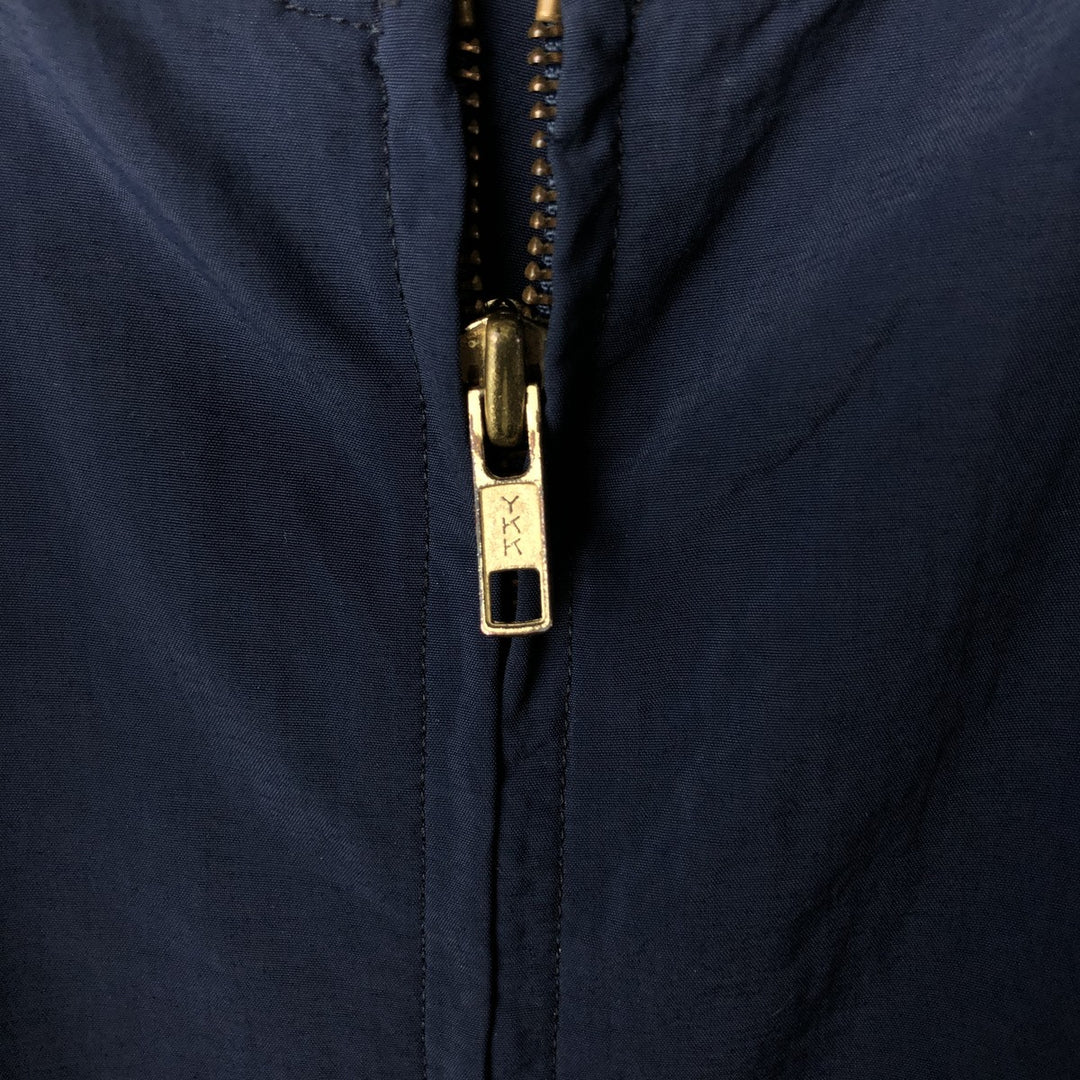 Ralph Lauren POLO by Ralph Lauren zip-up jacket, men's size M Nylon navy blue type Vintage Second Hand