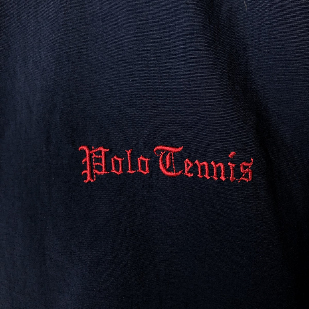 Ralph Lauren POLO by Ralph Lauren zip-up jacket, men's size M Nylon navy blue type Vintage Second Hand