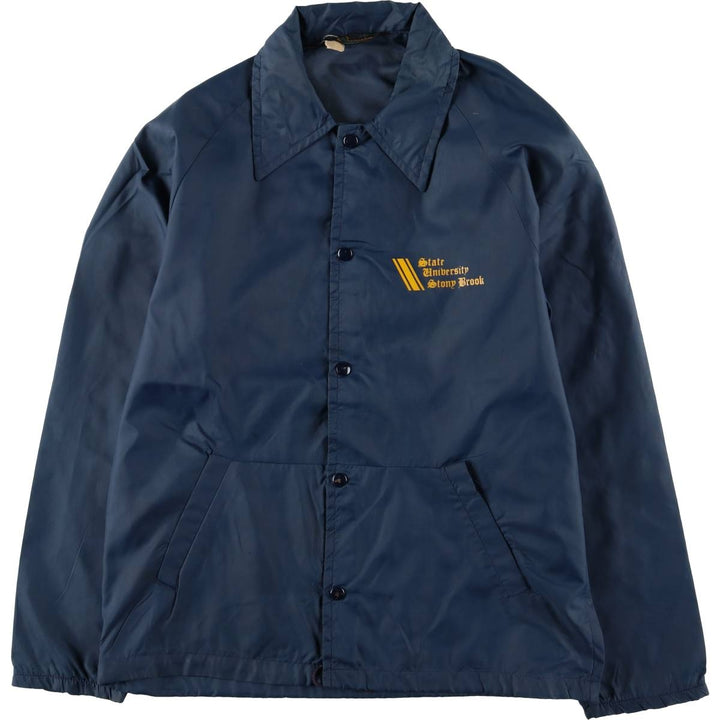 70'S Champion Runners Tag Coach Jacket Men's L Size Vintage unclear navy blue type Vintage Second Hand