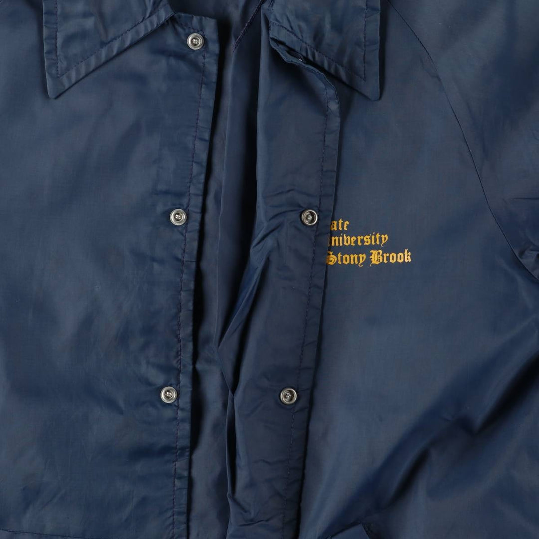 70'S Champion Runners Tag Coach Jacket Men's L Size Vintage unclear navy blue type Vintage Second Hand