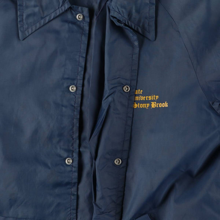 70'S Champion Runners Tag Coach Jacket Men's L Size Vintage unclear navy blue type Vintage Second Hand