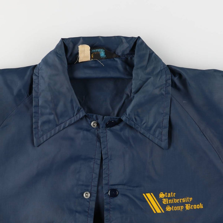 70'S Champion Runners Tag Coach Jacket Men's L Size Vintage unclear navy blue type Vintage Second Hand