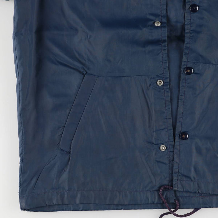 70'S Champion Runners Tag Coach Jacket Men's L Size Vintage unclear navy blue type Vintage Second Hand