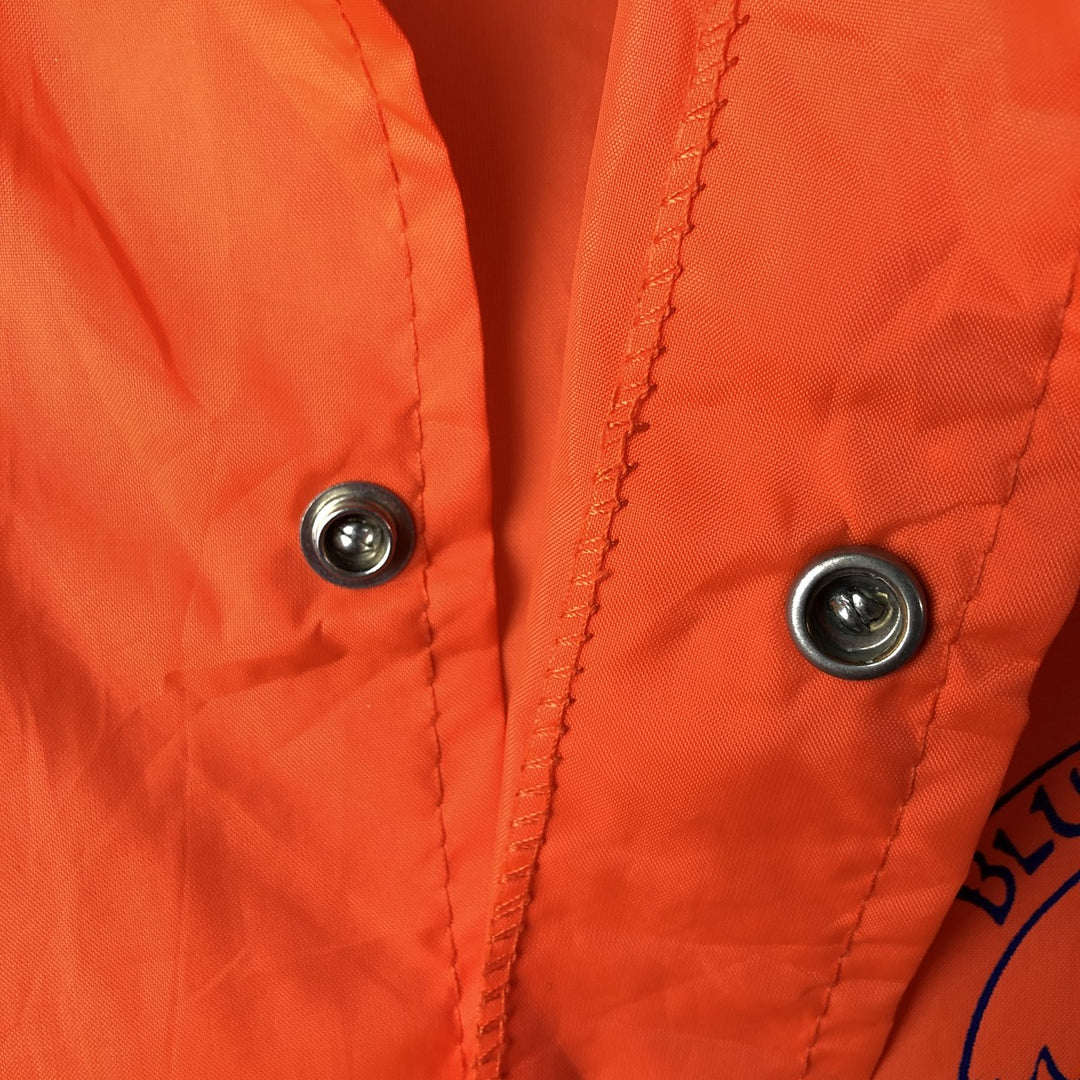 Vintage 70s-80'S King Louie PRO FIT Coach Jacket, Made in USA, Men's Size Medium Nylon orange type Vintage Second Hand